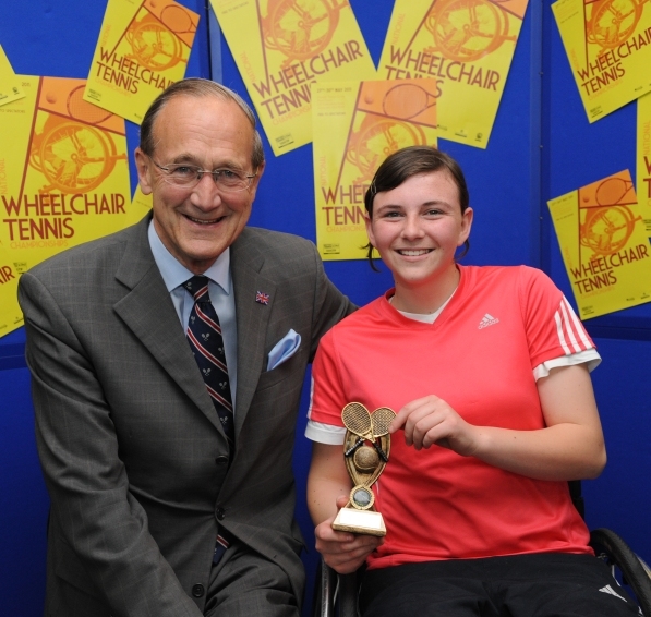 Lauren Jones & Sir Geoffrey Cass President of TF